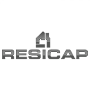 RESICAP Silver Logo (house above)
